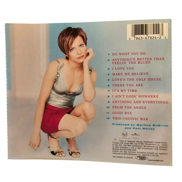 Martina McBride "Emotion" CD Album With 12 Tracks 37512cd - Picture 2 of 2